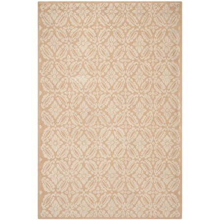 Safavieh Chelsea Hand Hooked Round Rug, Blush, 5 ft. 6 in. x 5 ft. 6 in. HK723C-5R